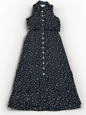 Vintage 90s Plain Jane by Sweet Baby Jane Ditsy Floral Maxi Dress Cottagecore S